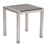 Zuo Modern Cosmopolitan Side Table, Gray/Silver - 703838