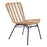 Zuo Modern Lorena Dining Chair Set of 2, Natural