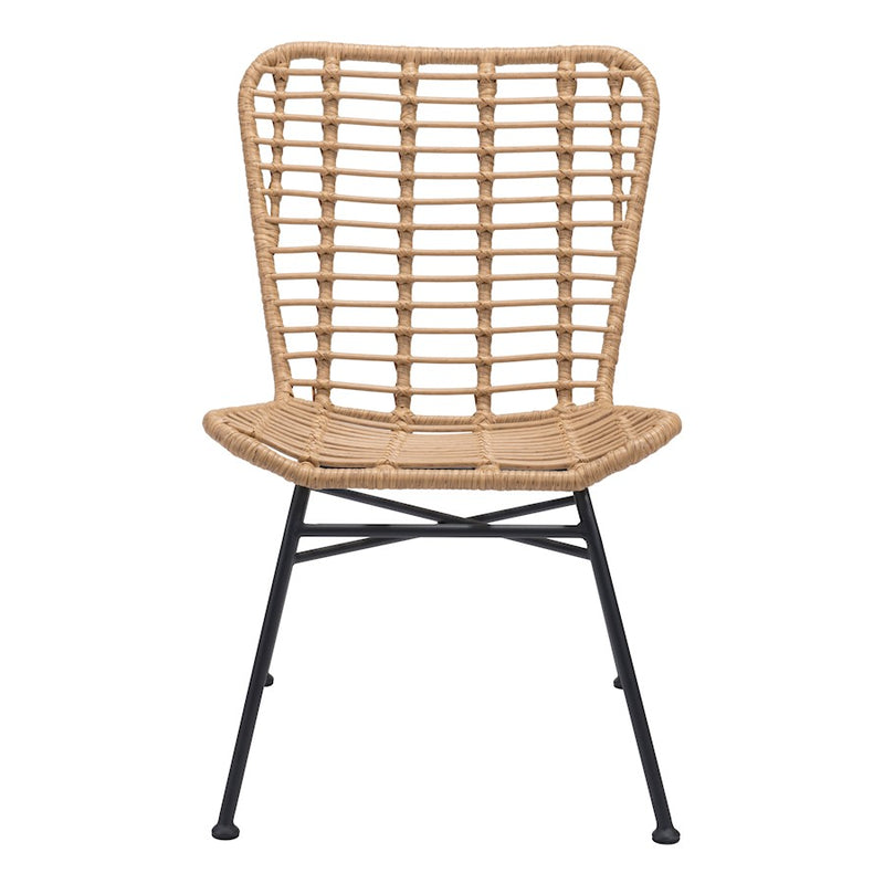 Zuo Modern Lorena Dining Chair Set of 2, Natural