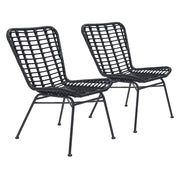 Zuo Modern Lorena Dining Chair Set of 2, Black - 703946