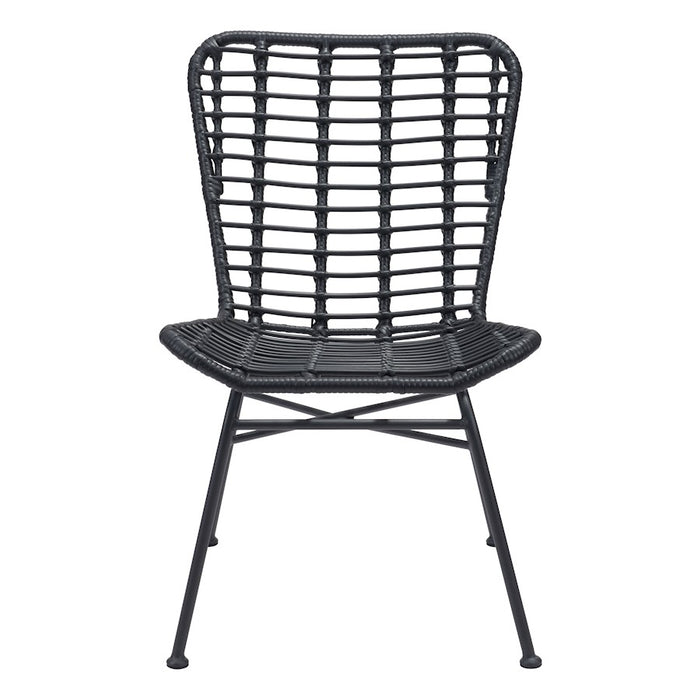 Zuo Modern Lorena Dining Chair Set of 2, Black