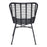 Zuo Modern Lorena Dining Chair Set of 2, Black