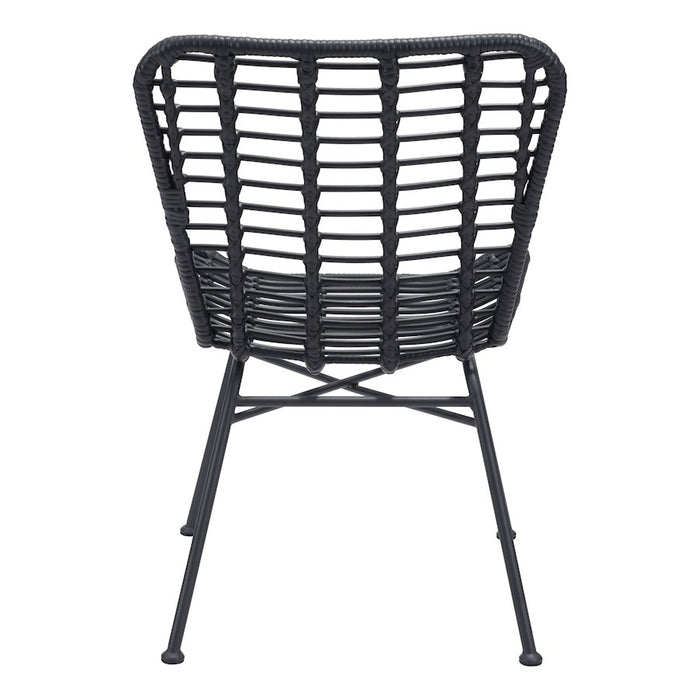 Zuo Modern Lorena Dining Chair Set of 2, Black
