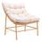 Zuo Modern Merilyn Accent Chair, Beige/Natural