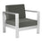 Zuo Modern Cosmopolitan Armchair, Dark Gray - 703985