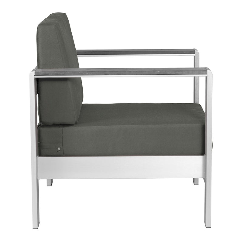 Zuo Modern Cosmopolitan Armchair, Dark Gray