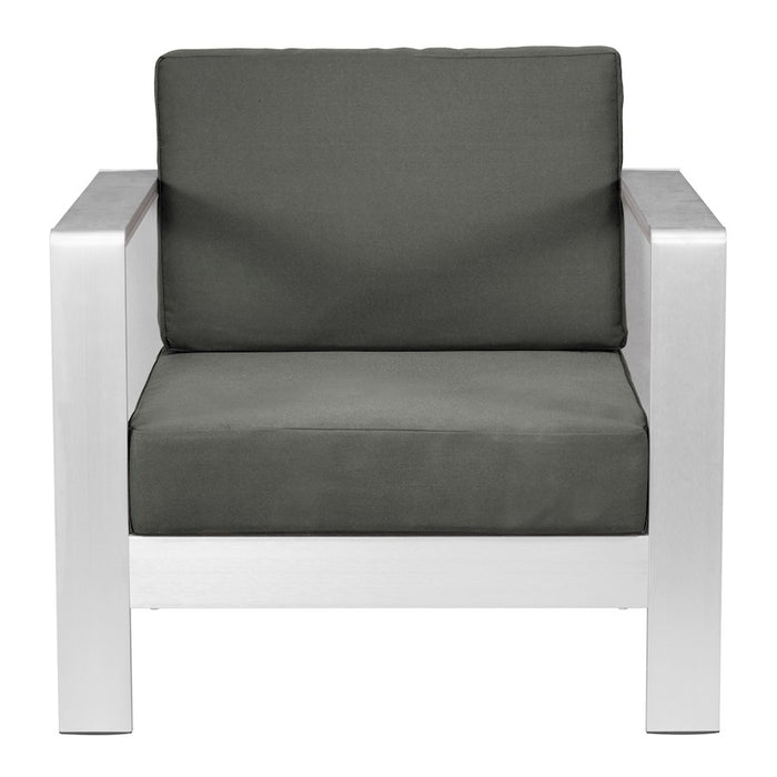 Zuo Modern Cosmopolitan Armchair, Dark Gray