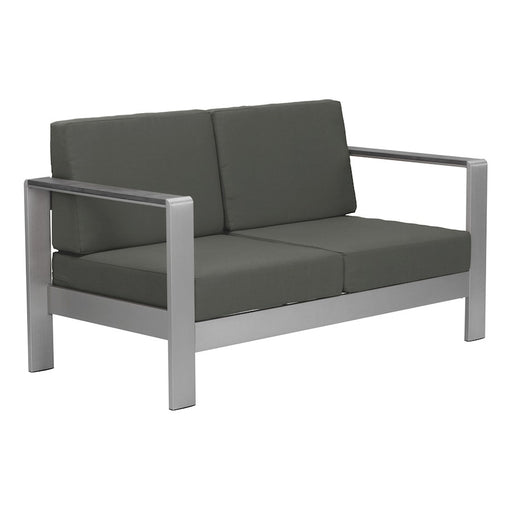 Zuo Modern Cosmopolitan Outdoor Sofa, Dark Gray