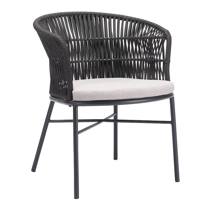 Zuo Modern Freycinet Dining Chair Set of 2, Black