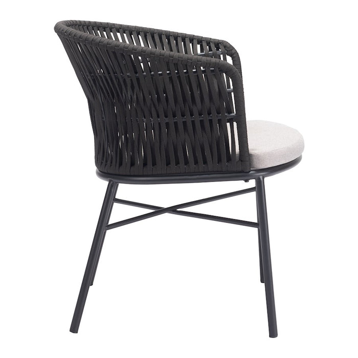 Zuo Modern Freycinet Dining Chair Set of 2, Black