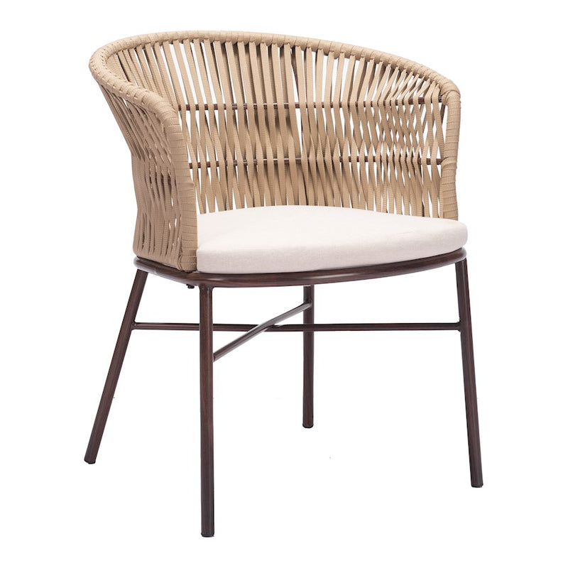 Zuo Modern Freycinet Dining Chair Set of 2, Natural