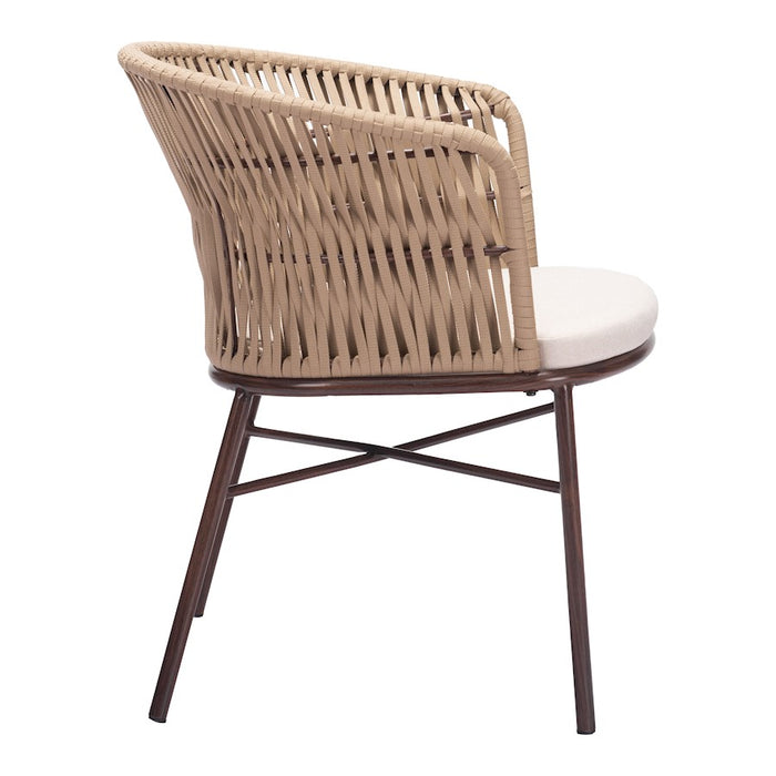 Zuo Modern Freycinet Dining Chair Set of 2, Natural