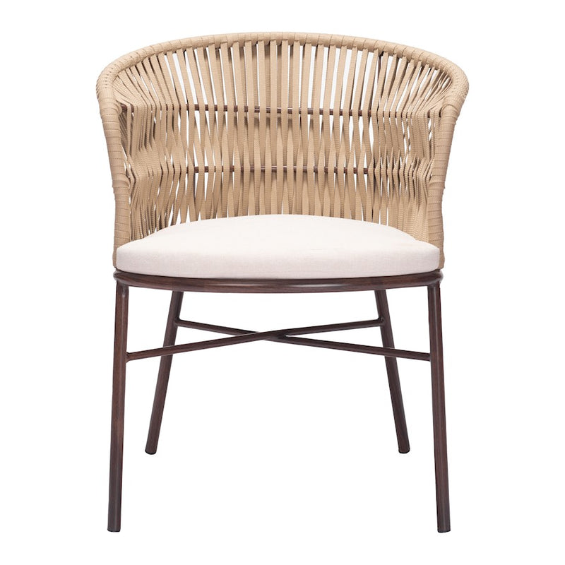 Zuo Modern Freycinet Dining Chair Set of 2, Natural