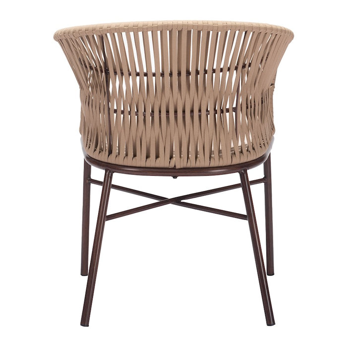 Zuo Modern Freycinet Dining Chair Set of 2, Natural