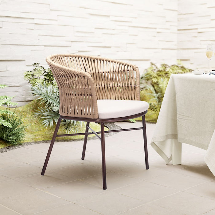 Zuo Modern Freycinet Dining Chair Set of 2, Natural