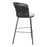 Zuo Modern Freycinet BarStool Set of 2, Black