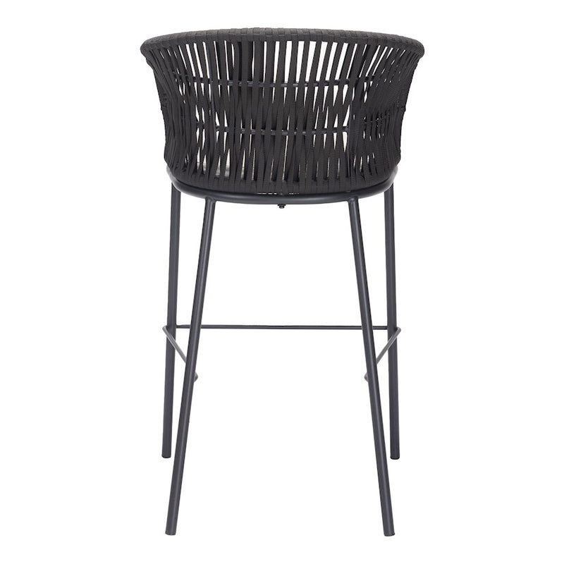 Zuo Modern Freycinet BarStool Set of 2, Black