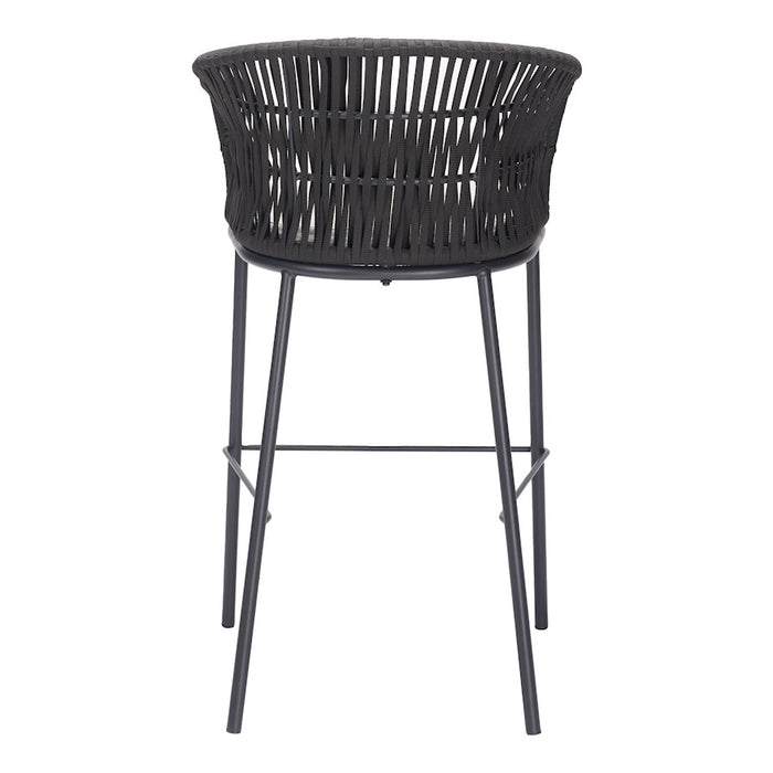 Zuo Modern Freycinet BarStool Set of 2, Black