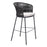 Zuo Modern Freycinet BarStool Set of 2, Black