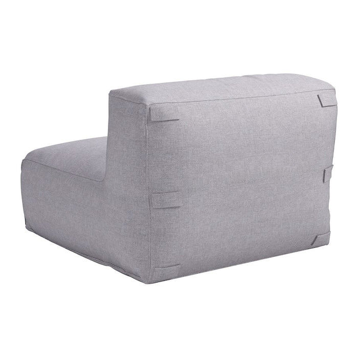 Zuo Modern Luanda Middle Chair, Gray