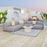 Zuo Modern Luanda Middle Chair, Gray