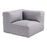 Zuo Modern Luanda Corner Chair, Gray - 704002