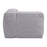 Zuo Modern Luanda Corner Chair, Gray