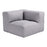 Zuo Modern Luanda Corner Chair, Gray