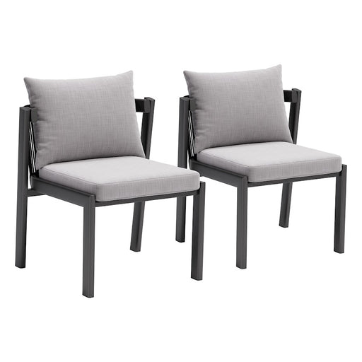 Zuo Modern Horizon Dining Chair Set of 2, Gray - 704008