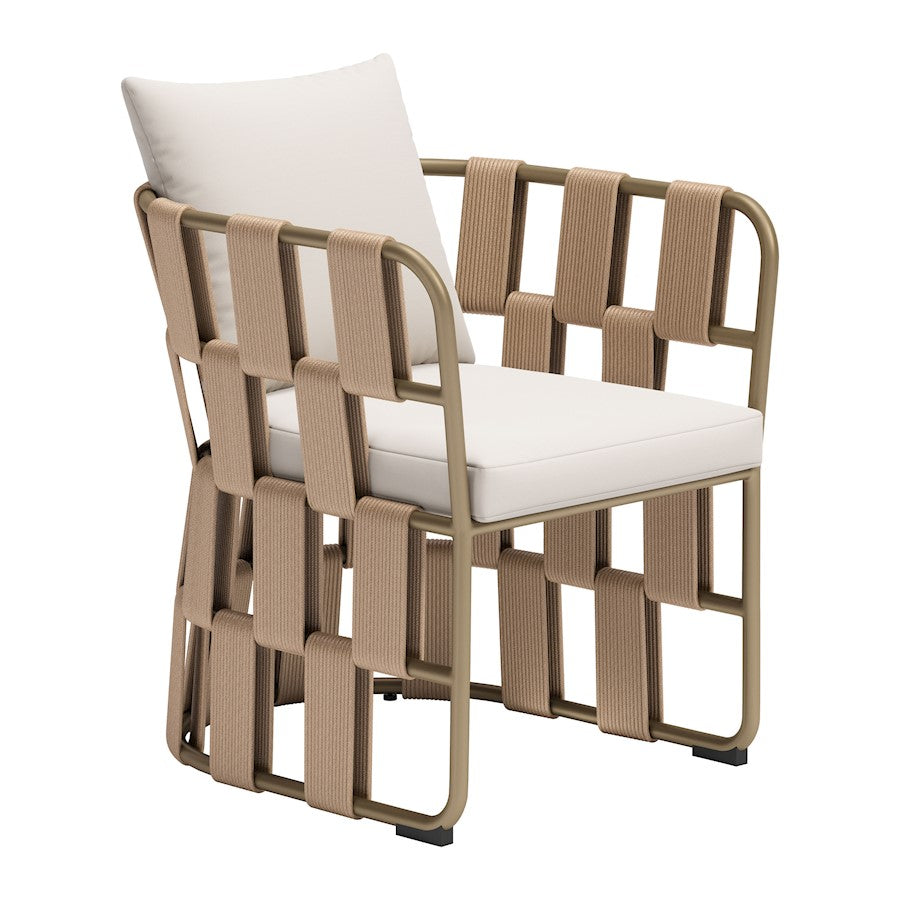 Zuo Modern Quadrat Dining Chair, White - 704012