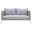 Zuo Modern Frais Loveseat, Gray