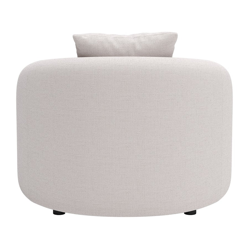 Zuo Modern Sunny Isles Accent Chair, Beige
