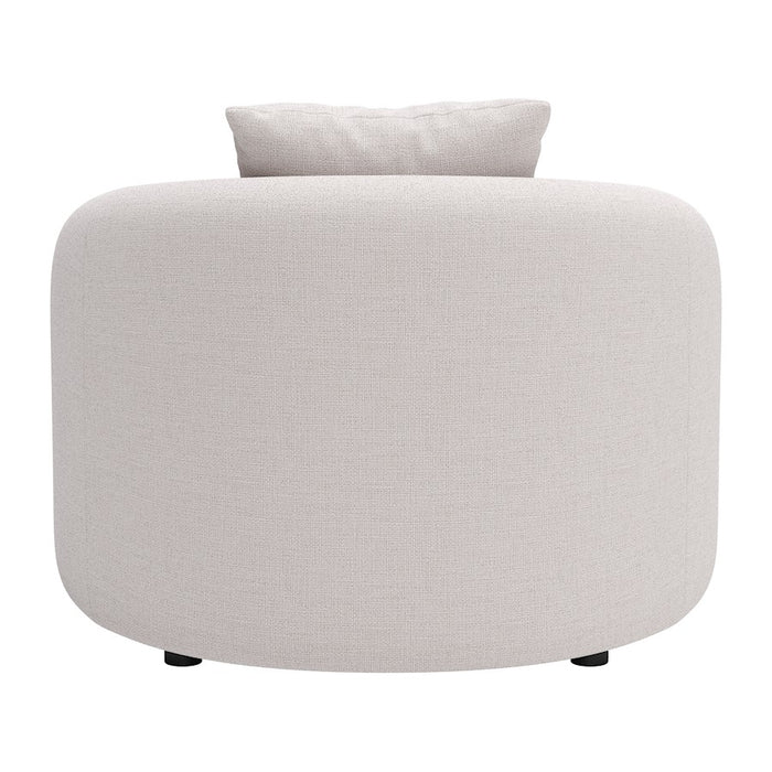 Zuo Modern Sunny Isles Accent Chair, Beige