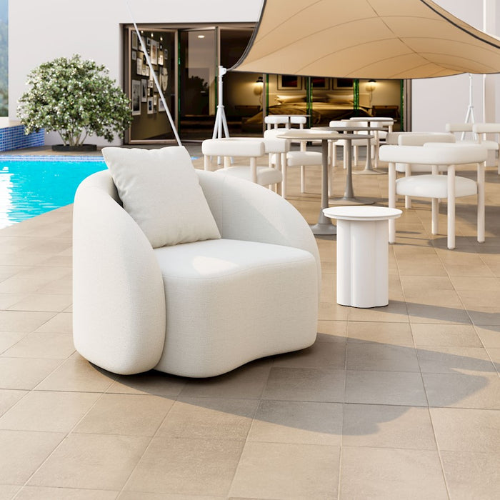 Zuo Modern Sunny Isles Accent Chair, Beige