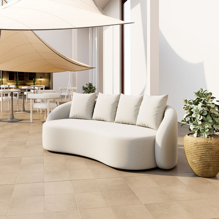 Zuo Modern Sunny Isles Outdoor Sofa, Beige