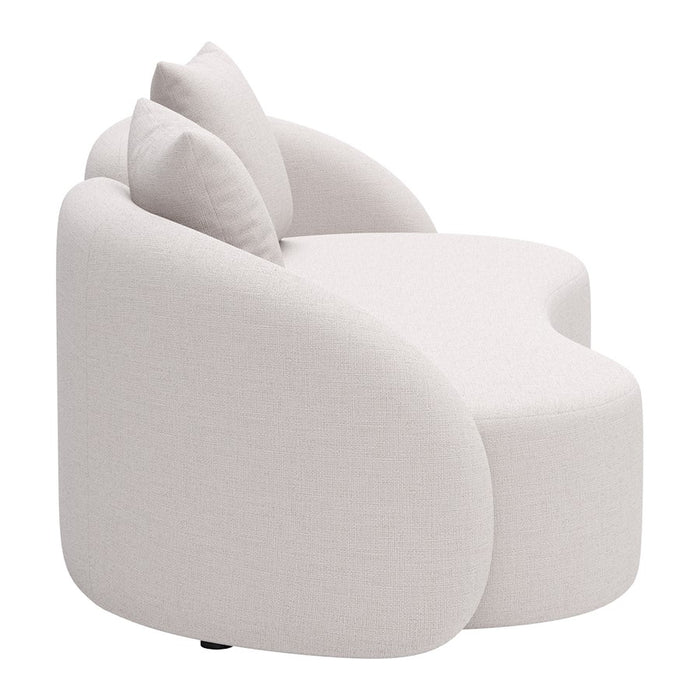Zuo Modern Sunny Isles Loveseat, Beige