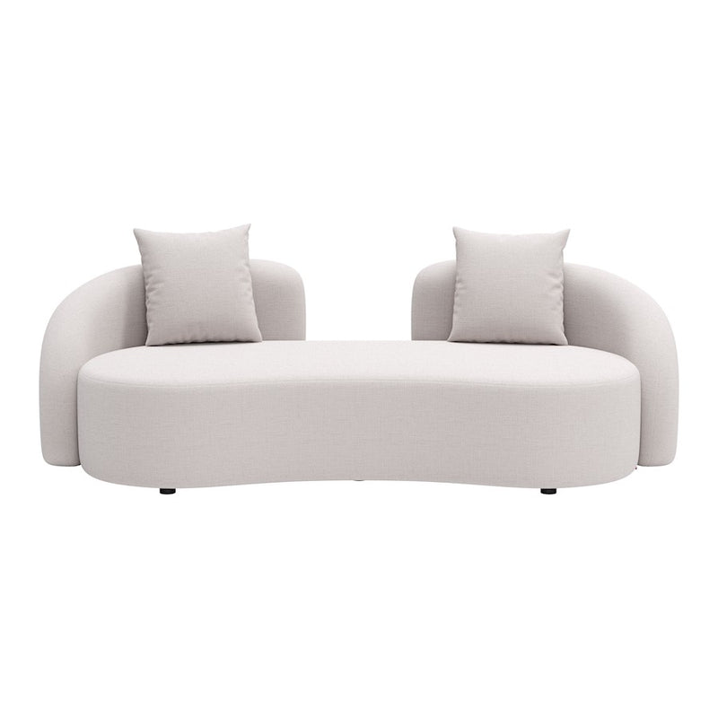 Zuo Modern Sunny Isles Loveseat, Beige