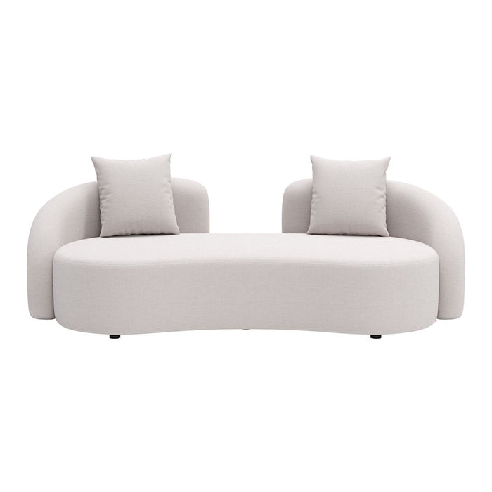 Zuo Modern Sunny Isles Loveseat, Beige