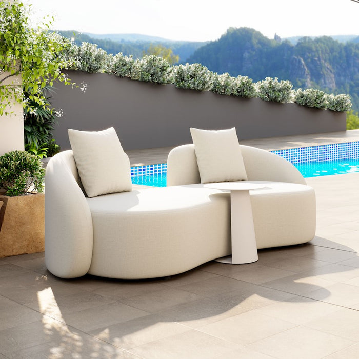 Zuo Modern Sunny Isles Loveseat, Beige