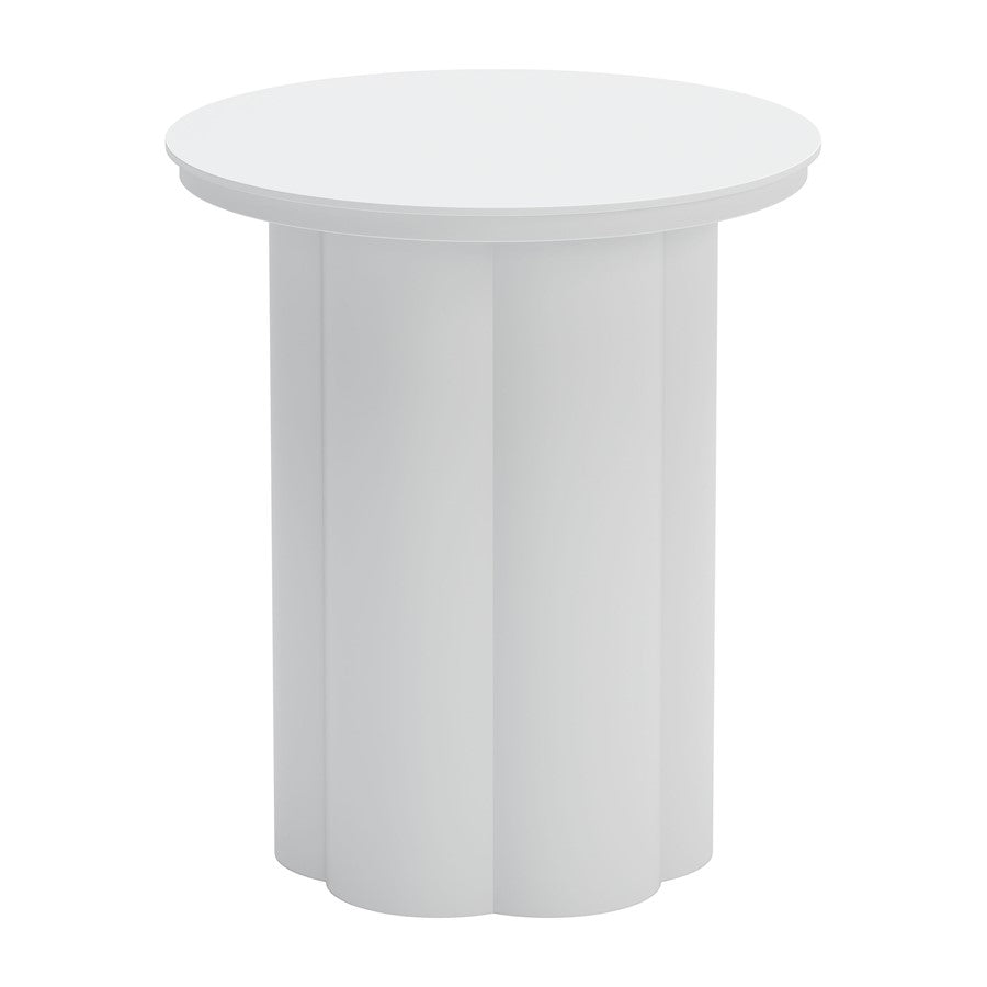 Zuo Modern Kogur Side Table, White - 704021