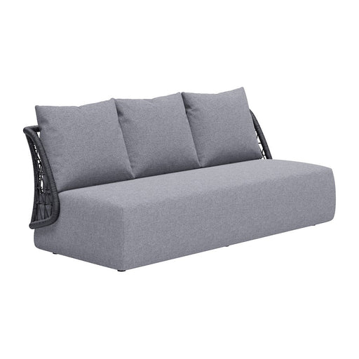 Zuo Modern Mekan Outdoor Sofa, Gray