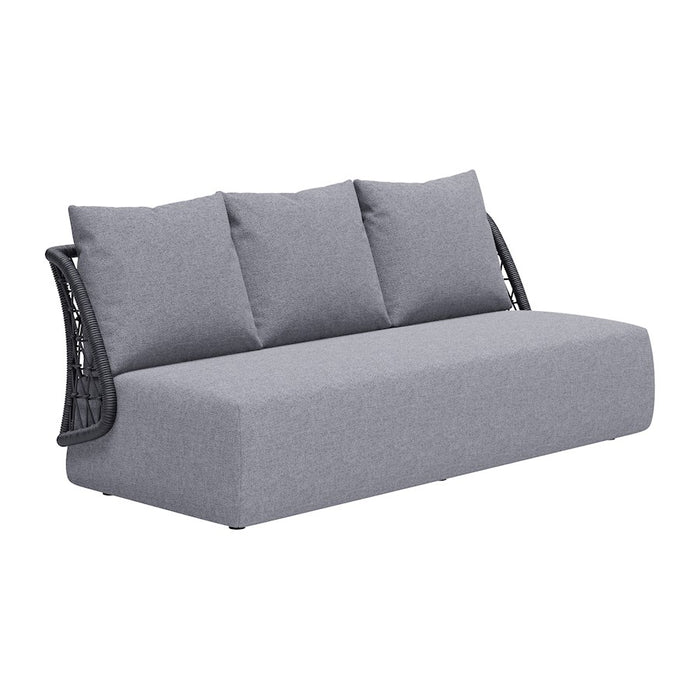 Zuo Modern Mekan Outdoor Sofa, Gray