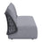 Zuo Modern Mekan Outdoor Sofa, Gray