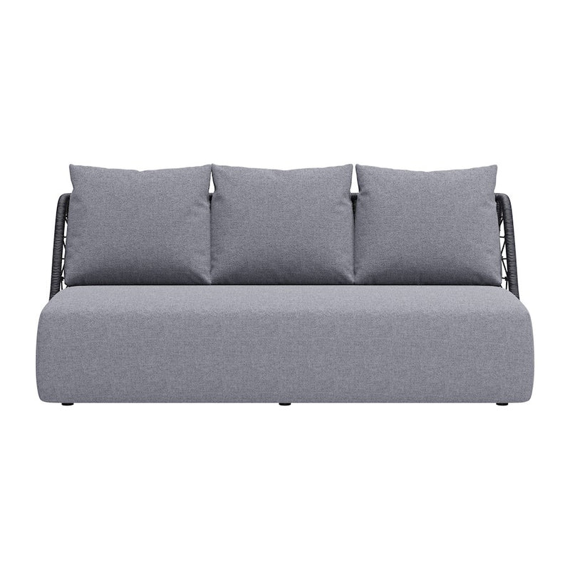 Zuo Modern Mekan Outdoor Sofa, Gray