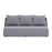 Zuo Modern Mekan Outdoor Sofa, Gray
