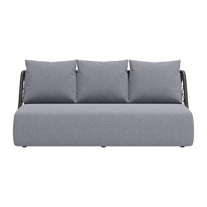 Zuo Modern Mekan Outdoor Sofa, Gray