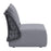 Zuo Modern Mekan Accent Chair, Gray