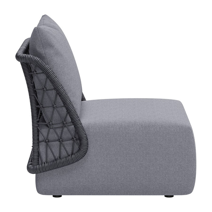 Zuo Modern Mekan Accent Chair, Gray