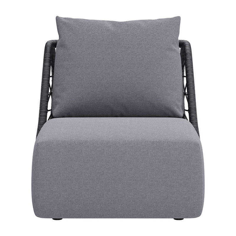 Zuo Modern Mekan Accent Chair, Gray