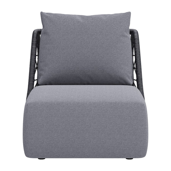Zuo Modern Mekan Accent Chair, Gray